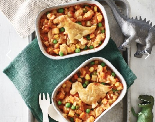 COOK – Kids Chicken Dinosaur Pie – £3.75 or 5 meals for £15.00