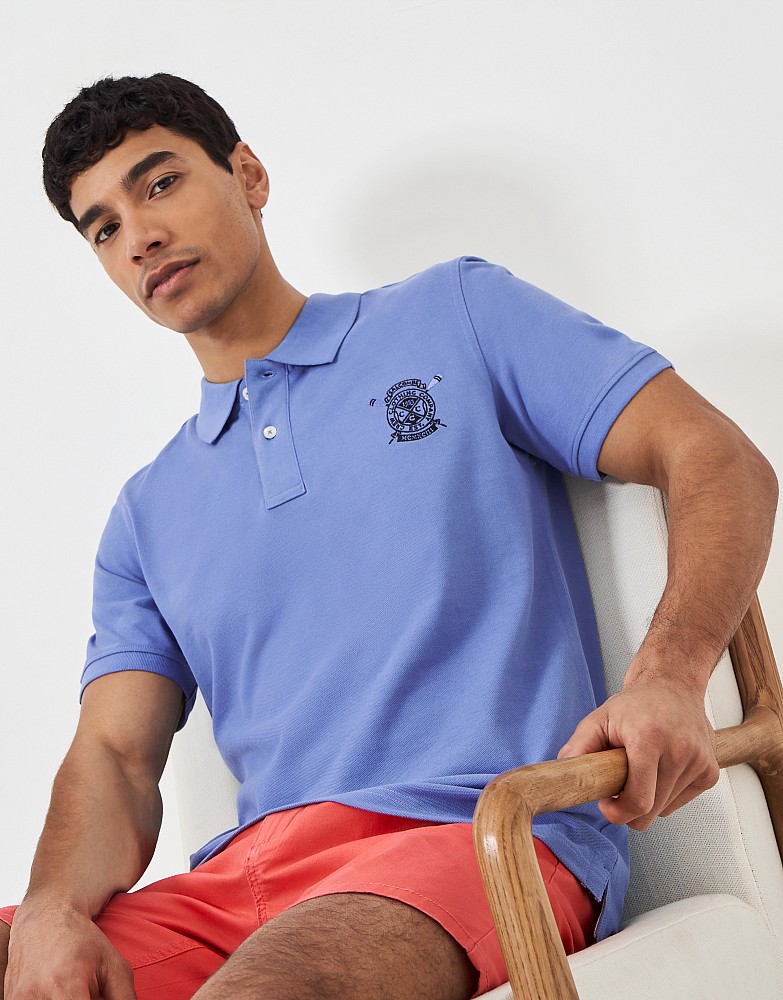 Crew Clothing Company – Salcombe Embroidered Polo Shirt – £42.00 or 3 for 2